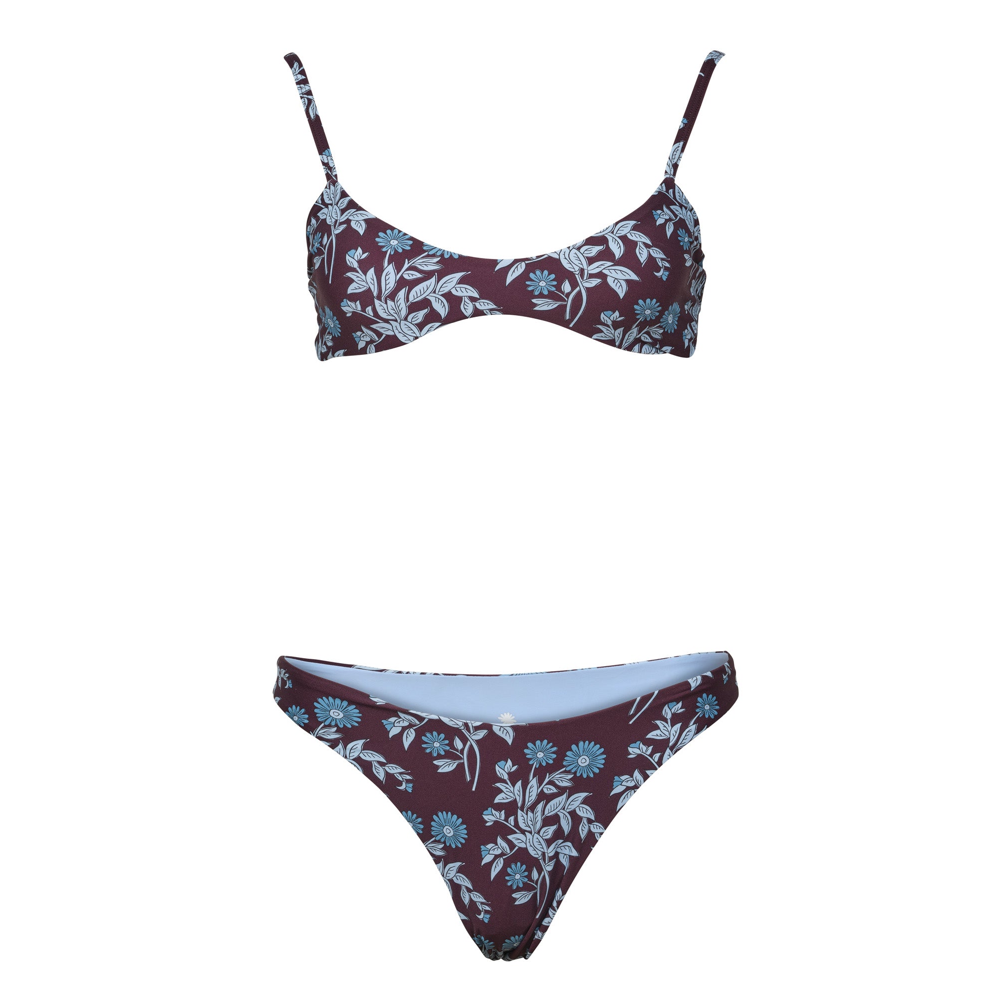 NEELA -  Curved Bikini Top & Signature Bottom