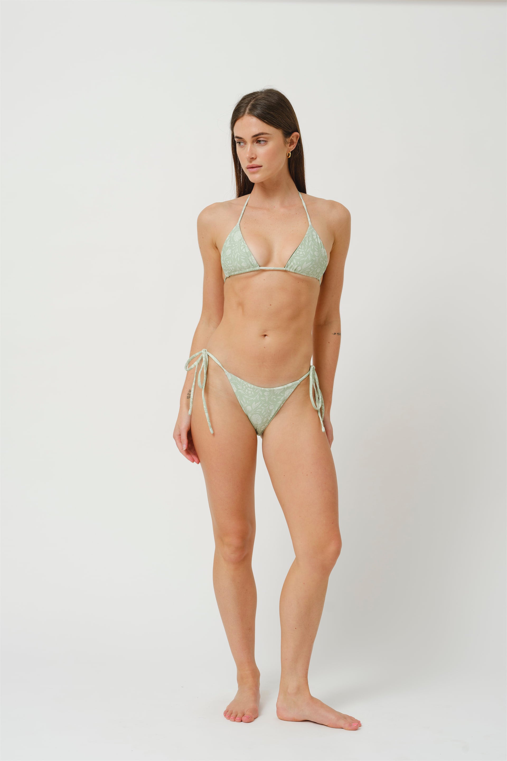 KALI - Self Tie Bikini top & Bottom