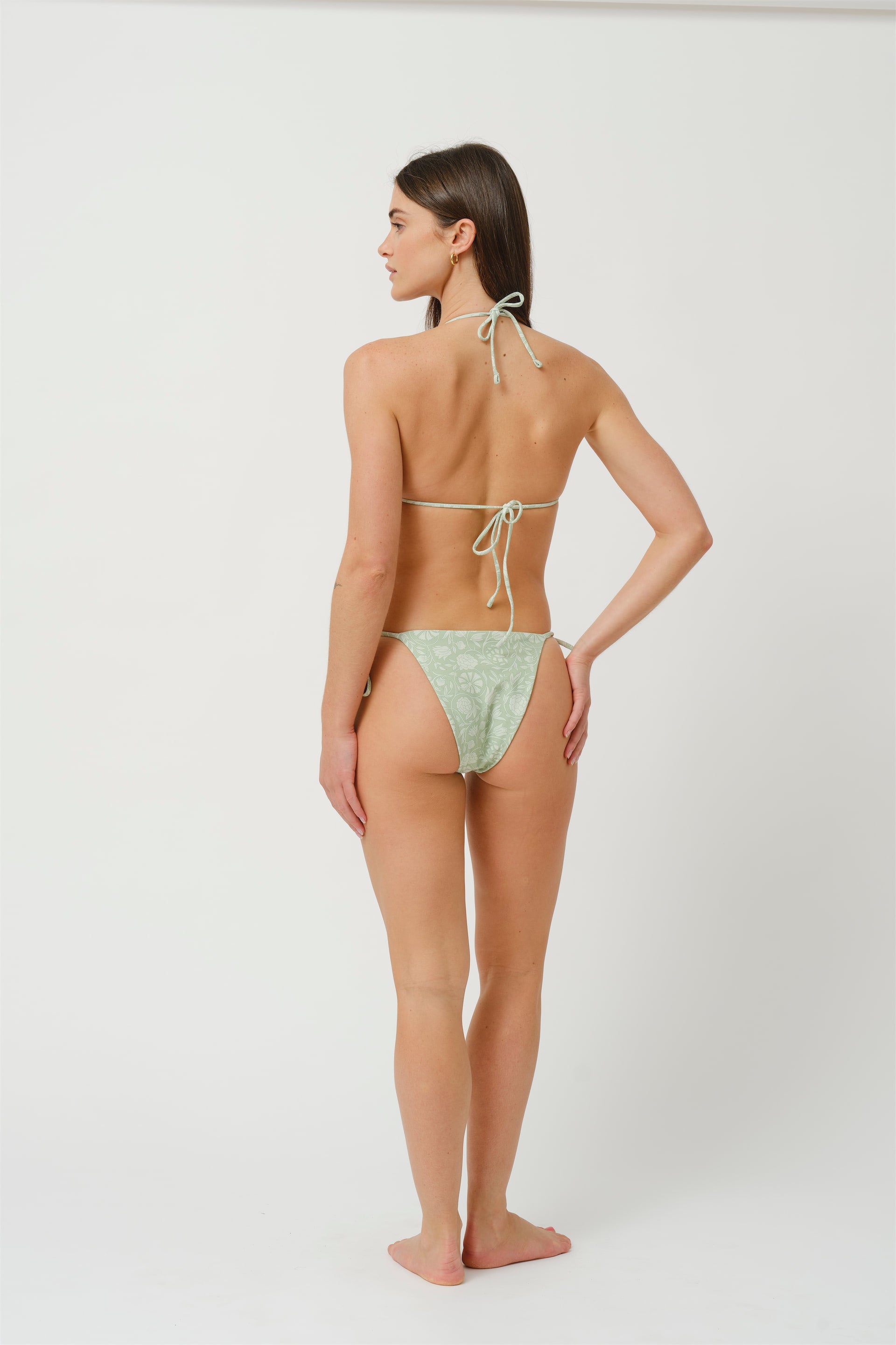KALI - Self Tie Bikini top & Bottom